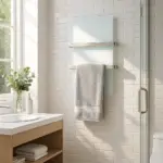 Séche serviette infrarouge en verre